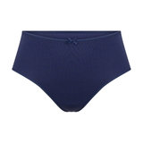 RJ Bodywear Pure Color Extra Hoog navy blue thong
