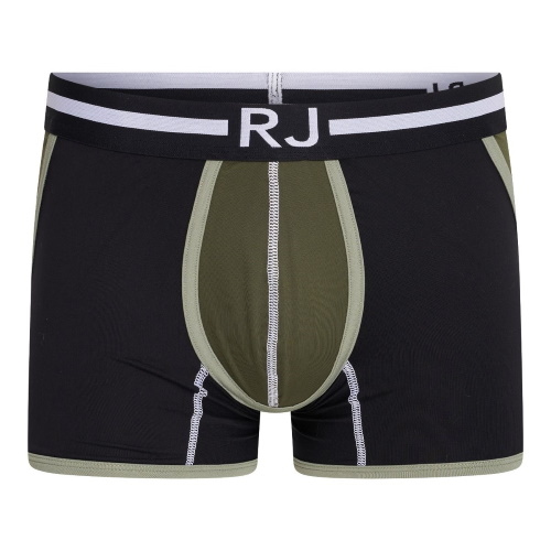 RJ Bodywear Men Happy Balls black/green sport boxershort