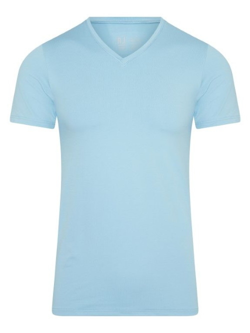 RJ Bodywear Men Pure Color  baby blue shirt