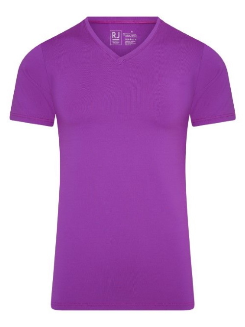 RJ Bodywear Men Pure Color  cyclamen pink shirt