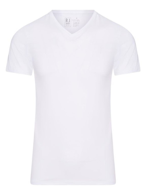 RJ Bodywear Men Pure Color  white shirt