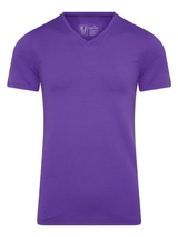RJ Bodywear Men Pure Color  purple shirt