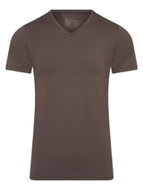 RJ Bodywear Men Pure Color  brown shirt