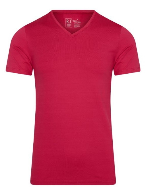RJ Bodywear Men Pure Color  dark red shirt