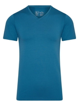 RJ Bodywear Men Pure Color  petrol shirt