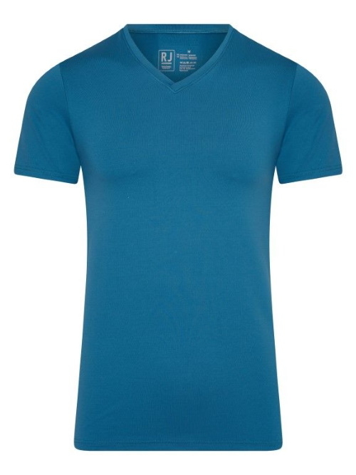 RJ Bodywear Men Pure Color  petrol shirt