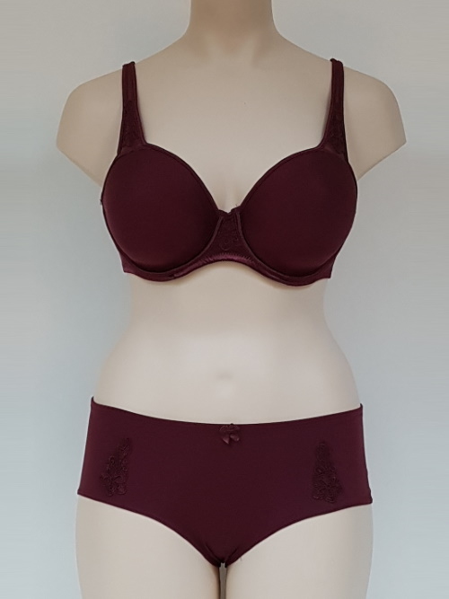 Elbrina Valerie bordeaux padded bra