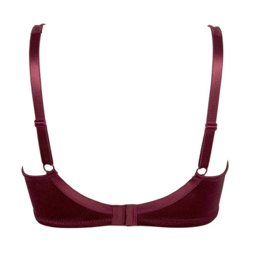 Elbrina Valerie bordeaux padded bra