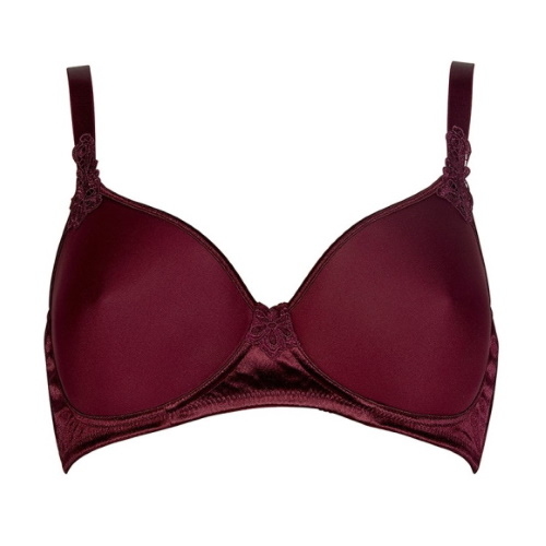 Elbrina Valerie bordeaux wireless bra