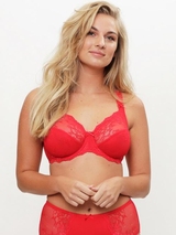 LingaDore Daily Full Coverage red non-padded bra