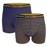 Zaccini Gold Stripe navy/print boxer short