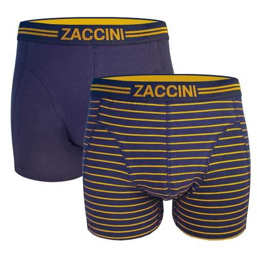 Zaccini Gold Stripe navy/print boxer short