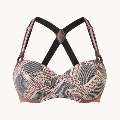 Marlies Dekkers Gloria brown/print padded bra