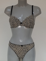 Limar Into the Wild brown/print thong