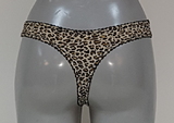 Limar Into the Wild brown/print thong