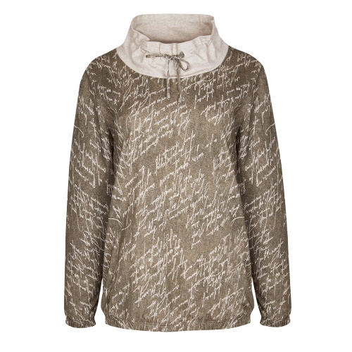 Cybéle Bench brown/print sweater