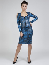 Peter Domenie Fire 337 blue skirt
