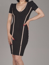 Peter Domenie Kaotic 854 black dress