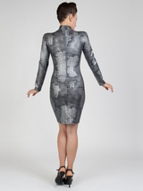 Peter Domenie Kaotic 962-V black dress