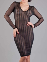 Peter Domenie Kaotic 486-B black dress