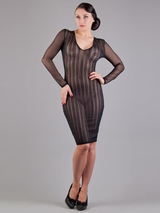 Peter Domenie Kaotic 486-B black dress