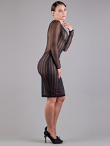 Peter Domenie Kaotic 486-B black dress