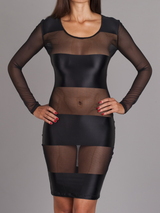 Peter Domenie Kaotic 306 black dress