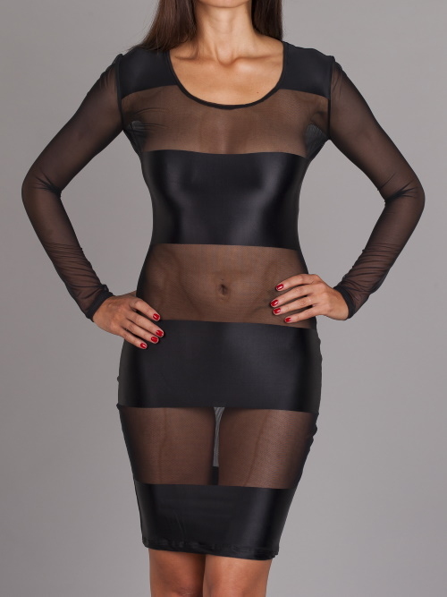 Peter Domenie Kaotic 306 black dress