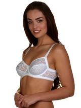 After Eden Cora white non-padded bra