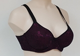 Elbrina Valerie Glamour black/pink padded bra