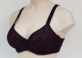 Elbrina Valerie Glamour black/pink padded bra