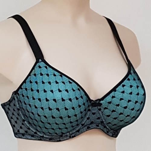 Elbrina Valerie Glamour green/black padded bra