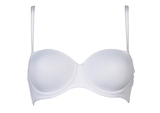 After Eden Strapless white padded bra
