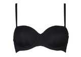 After Eden Strapless black padded bra