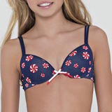 Boobs & Bloomers Soof navy/red girls bra