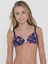 Boobs & Bloomers Soof navy/red girls bra