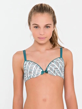 Boobs & Bloomers Lara white/print girls bra