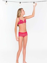 Boobs & Bloomers Benthe pink/print short