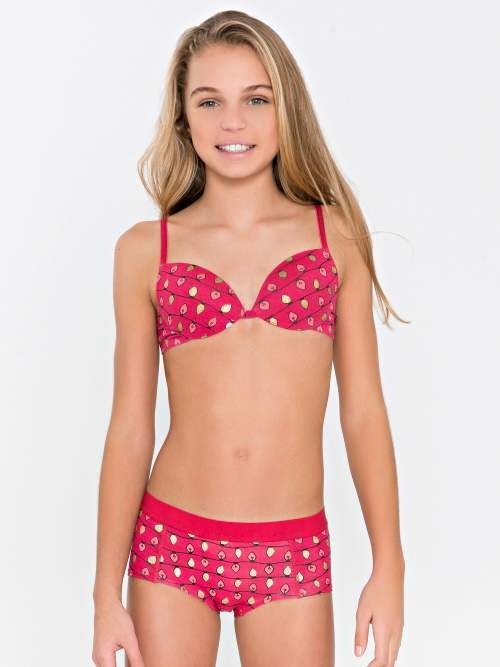 Boobs & Bloomers Benthe pink/print short