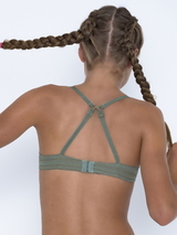 Boobs & Bloomers Britte green/print girls bra