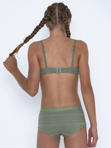 Boobs & Bloomers Britte green/print short