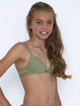 Boobs & Bloomers Anny khaki girls bra