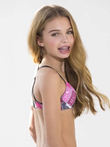 Boobs & Bloomers Faya pink/print girls bra