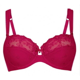 Rosa Faia Edelweiss red non-padded bra