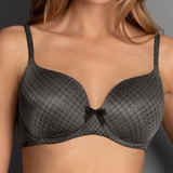 Rosa Faia Caroline anthracite padded bra
