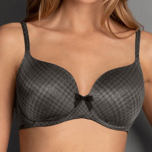 Rosa Faia Caroline anthracite padded bra