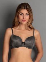 Rosa Faia Caroline anthracite padded bra