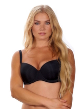 After Eden D-Cup & Up Lola black padded bra