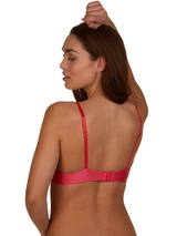 My Basic by After Eden Silky red padded bra