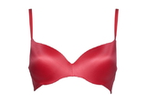 My Basic by After Eden Silky red padded bra